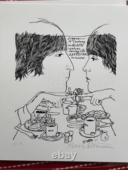 Klaus Voormann Signed Silkscreen art Beatles John Lennon Paul McCartney Revolver