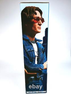 LAST ONE! Beatles 2006 NECA John Lennon New York City Years 18 Talking Figure