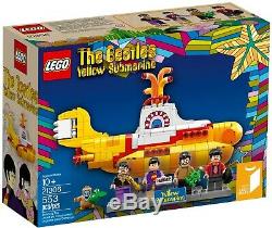 LEGO 21306 Ideas The Beatles Yellow Submarine NISB Retired -Free Ship US
