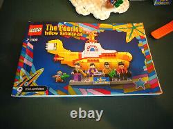 LEGO # 21306 THE BEATLES YELLOW SUBMARINE WithMINIFIGURES BOX & INSTRUCTIONS