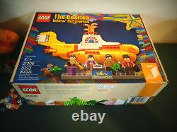 LEGO # 21306 THE BEATLES YELLOW SUBMARINE WithMINIFIGURES BOX & INSTRUCTIONS