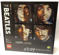 LEGO Art 31198 Beatles Set of Four NISB In-Hand Lennon McCartney Harrison Starr