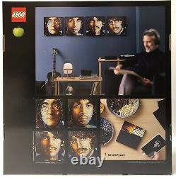 LEGO Art 31198 Beatles Set of Four NISB In-Hand Lennon McCartney Harrison Starr
