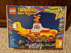 LEGO Ideas Beatles Yellow Submarine 21306 Retired New In Sealed Box