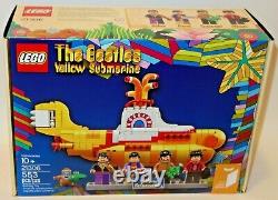 LEGO Ideas The Beatles Yellow Submarine 21306 553 Pieces 2016 NEW FREE SHIPPING