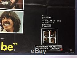 LET IT BE Original Movie Poster (Fine) British Quad 1970 Beatles John Lennon