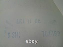 LET IT BE The Beatles 80x73 Folded Six Sheet Movie Poster 1970 John Lennon