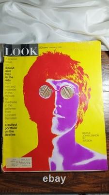 LOOK Magazine Jan 9, 1968 the Beatles John Lennon Cover Avedon COMPLETE posters
