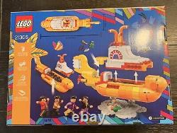 Lego IDEAS The Beatles Yellow Submarine 21306 FACTORY SEALED AND RETIRED