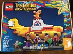Lego The Beatles Yellow Submarine in Unopened Box with Lighting Kit (21306)