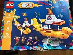 Lego The Beatles Yellow Submarine in Unopened Box with Lighting Kit (21306)