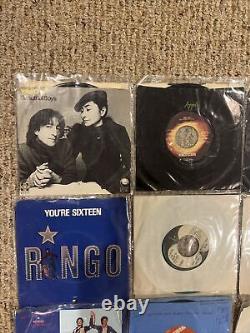 Lot Of 46 (Beatles John Lennon, Paul McCartney Ringo Starr, Etc) 45 RPM