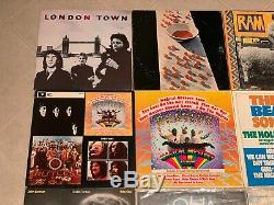 Lot of (13) THE BEATLES LP Vinyl Records Paul McCartney, John Lennon, Wings