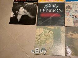 Lot of (13) THE BEATLES LP Vinyl Records Paul McCartney, John Lennon, Wings