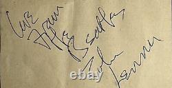 Love From The Beatles, John Lennon Autograph Signed August 21, 1966 St Louis