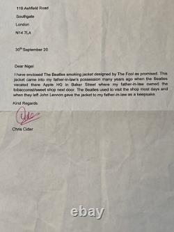 MINT! Museum! John Lennon Personally Gifted Apple Boutique Red Smoking Jacket