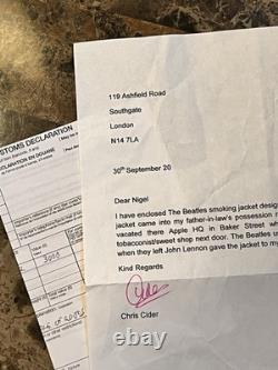 MINT! Museum! John Lennon Personally Gifted Apple Boutique Red Smoking Jacket