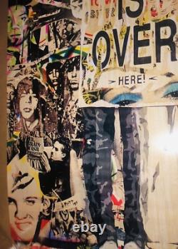 MR. BRAINWASH John Lennon Art Is Over AUTHENTIC ART POSTER PRINT 2011 Beatles