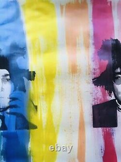 MR CLEVER ART JOHN LENNON BASQUIAT ABSTRACT PAINTING Beatles street art pop art