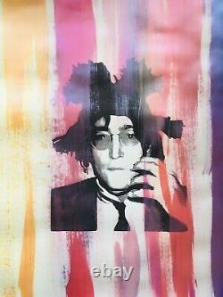 MR CLEVER ART JOHN LENNON BASQUIAT ABSTRACT PAINTING Beatles street art pop art