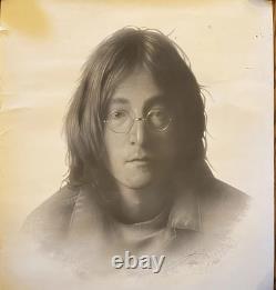 Masterpiece John Lennon Pencil/charcoal Drawing Signed & Framed
