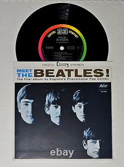 Meet The Beatles 1964 Ultra Mega Rare Sxa-2047 Capitol Compact 33 Ep With Sleeve
