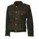 Men's Beatles John Lennon Trucker Jacket Slim Fit Real Suede Leather