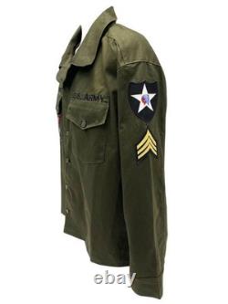 Men's John Lennon Beatles Army Military Shirt Jacket Revolution Costume