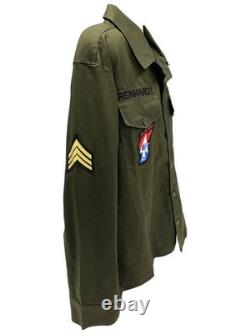Men's John Lennon Beatles Army Military Shirt Jacket Revolution Costume
