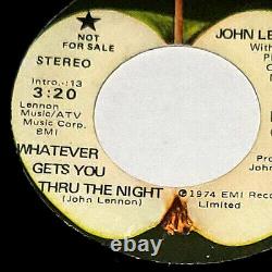 Mint? Beatles John Lennon 1974 P-1874 Promo'whatever Gets You Thru Thru Night