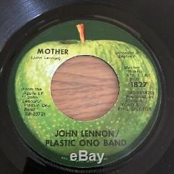 Mother Why John Lennon Apple 1827 Withrare PS! Near Mint! Original Sleeve Beatles
