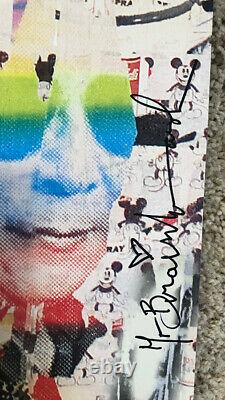 Mr Brainwash Art is Over Here John Lennon Yoko Ono Beatles Poster Litho Signed