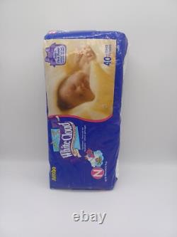 NOS BEATLES John Lennon White Cloud Diapers Yoko DISC 40ct New Born up to 10lbs