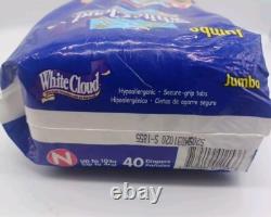 NOS BEATLES John Lennon White Cloud Diapers Yoko DISC 40ct New Born up to 10lbs