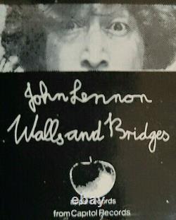 Near Mint Beatles John Lennon 1974 Ultra Mega Rare'listen To This Matchbook