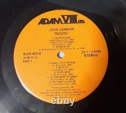 Near mint John Lennon LP Roots (Reproductions), Menloave AVE, Live in NY City