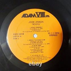 Near mint John Lennon LP Roots (Reproductions), Menloave AVE, Live in NY City