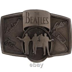 New Beatles John Lennon Mccartney Band Rock Roll Music NOS Vintage Belt Buckle