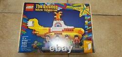 New Retired LEGO The Beatles Yellow Submarine 21306 Limited Edition Still Sealed