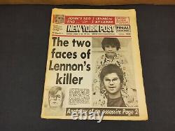 New York Post Newspaper Dec 10,1980 JOHN LENNON DEATH Alternate Cover Rare