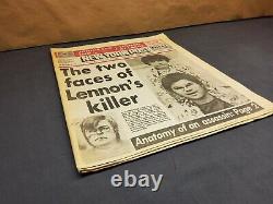 New York Post Newspaper Dec 10,1980 JOHN LENNON DEATH Alternate Cover Rare