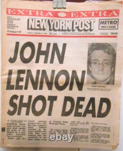 Newspapers Collection EXTRA! (6) Different Beatle JOHN LENNON SHOT DEAD 1980