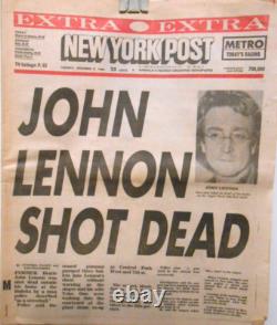 Newspapers Collection EXTRA! (6) Different Beatle JOHN LENNON SHOT DEAD 1980