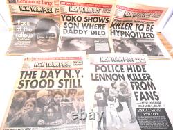 Newspapers Collection EXTRA! (6) Different Beatle JOHN LENNON SHOT DEAD 1980