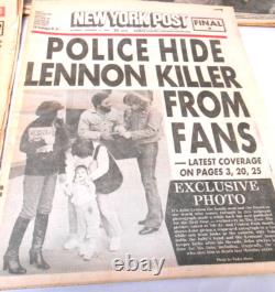 Newspapers Collection EXTRA! (6) Different Beatle JOHN LENNON SHOT DEAD 1980