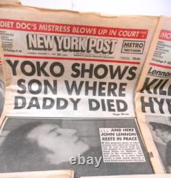 Newspapers Collection EXTRA! (6) Different Beatle JOHN LENNON SHOT DEAD 1980