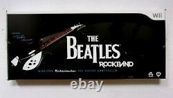Nintendo Wii Beatles John Lennon Rock Band Rickenbacker Guitar with Dongle IOB