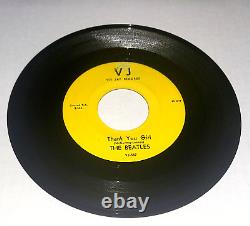 Nm Beatles Do You Want To Know A Secret Vj 587 Yellow Label With Vee Jay Sleeve