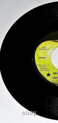 Nm Beatles John Lennon 1973 P-1868'mind Games' Promo 45 Pro-6768'not For Sale