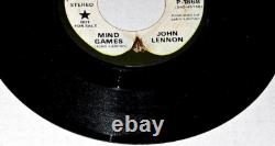 Nm Beatles John Lennon 1973 P-1868'mind Games' Promo 45 Pro-6768'not For Sale
